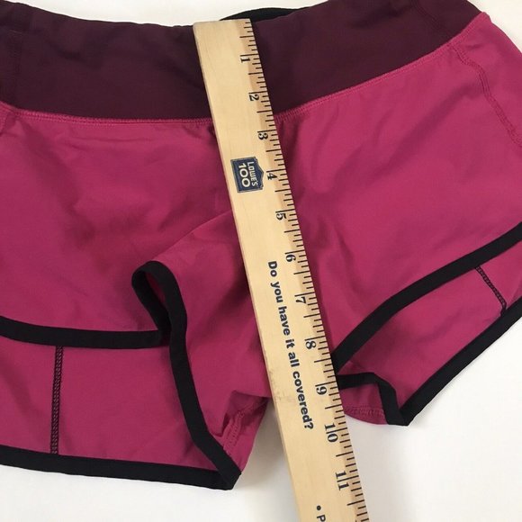 Lululemon Speed Short Hot Pink Sz 4 - Picture 2 of 6